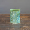 Green Carved Flower Vase #LK724C