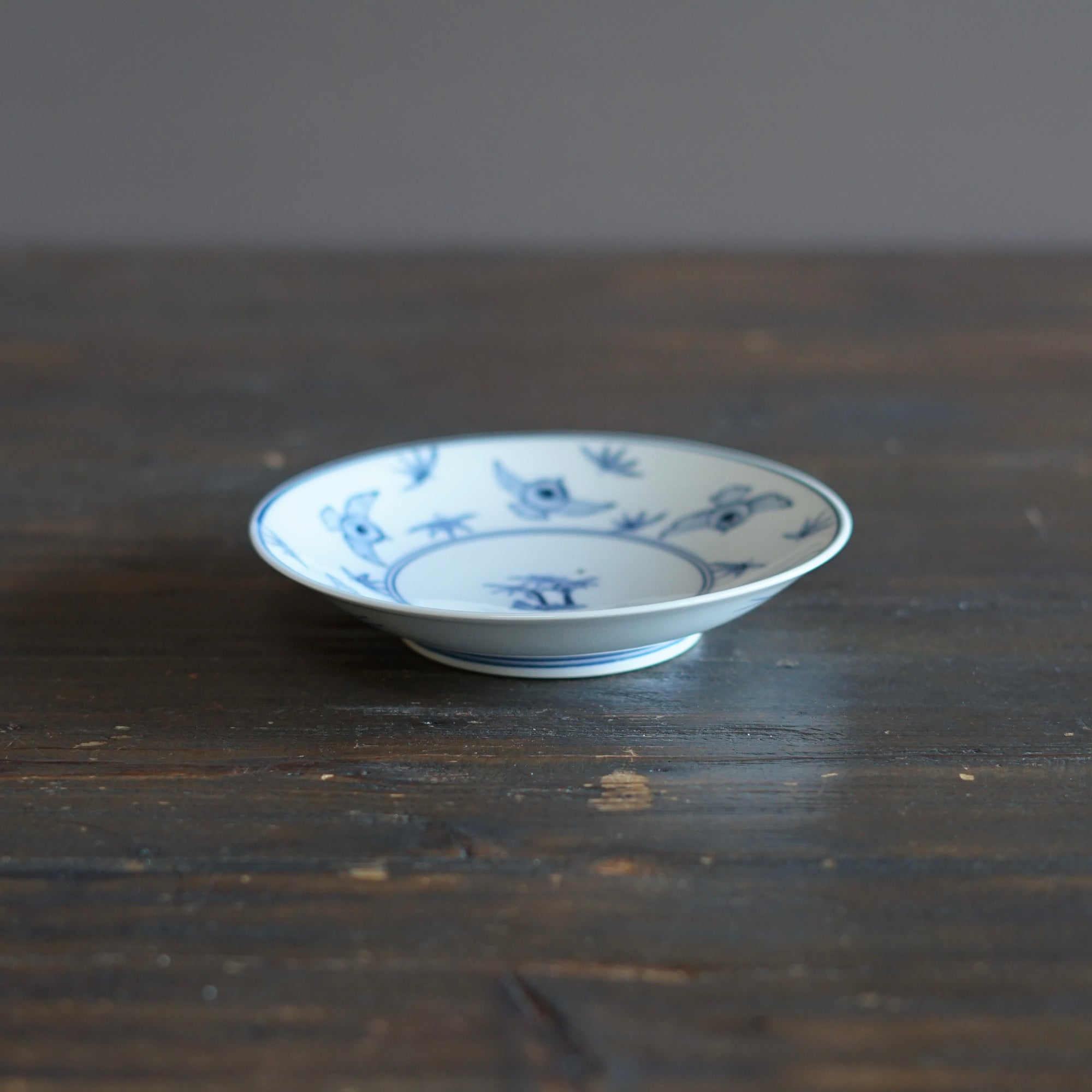 Blue and White Dessert Plate "Shitakiri Suzume" Folktales #Hi8