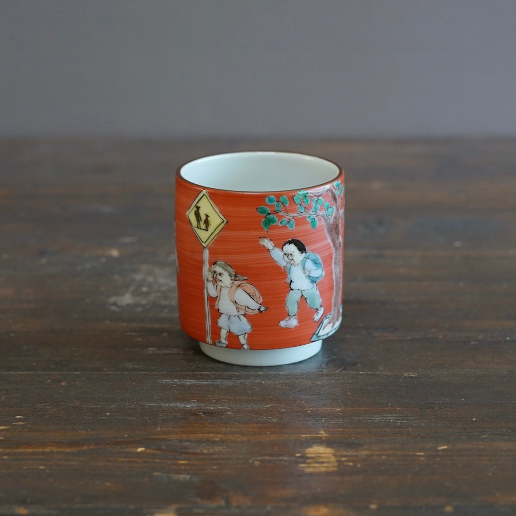 KUTANI-ISH YUNOMI Tea Cup #MA128A