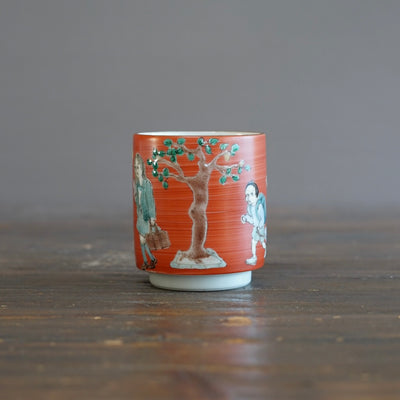 KUTANI-ISH YUNOMI Tea Cup #MA128B