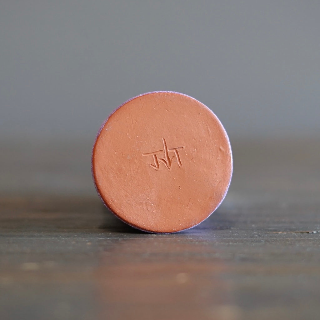 Lavender / Orange Bottle Vase #JT403A