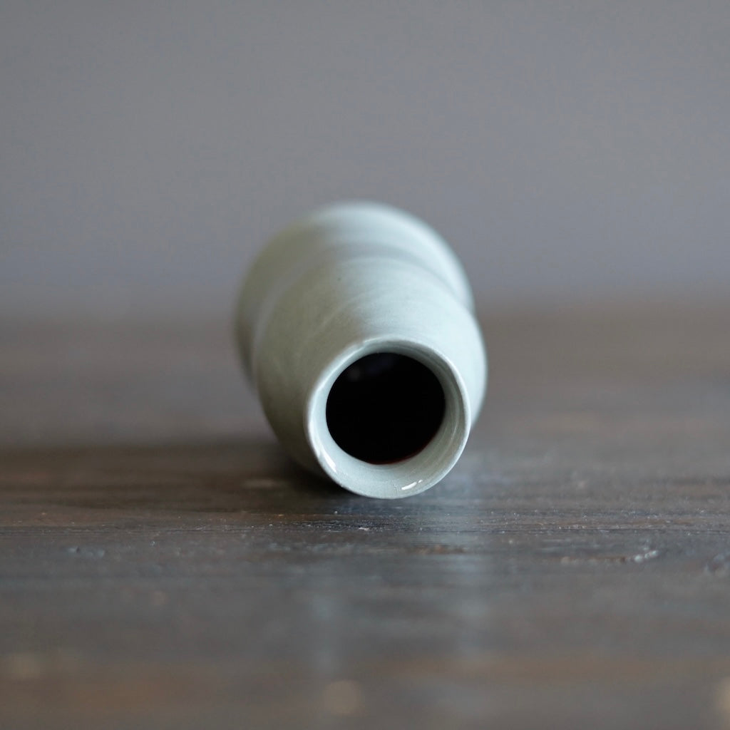 Light Gray / Brown Bottle Vase #JT403D