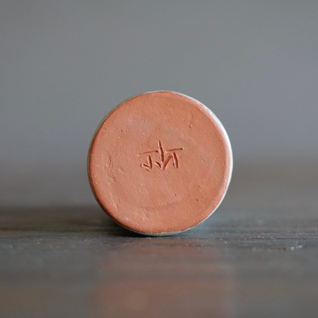 Light Gray / Brown Bottle Vase #JT403D