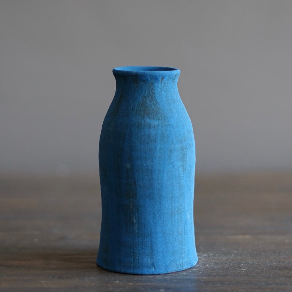 Blue Jean / Red Bottle Vase #JT400D