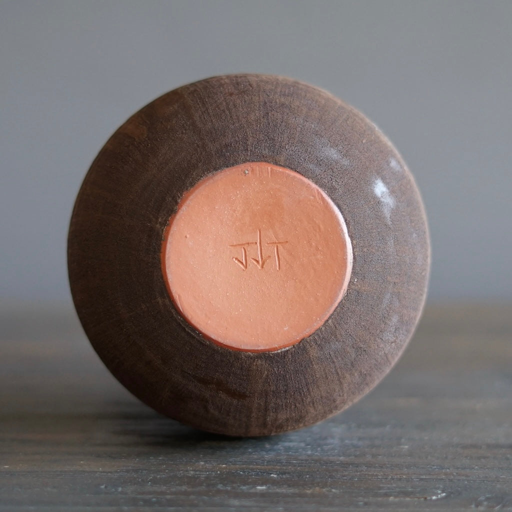 Brown / Orange Dino Vase #JT407A