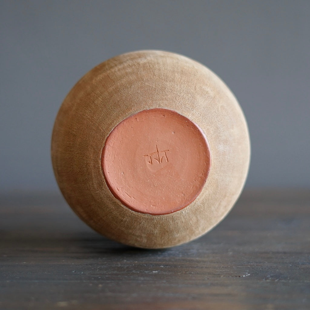 Light Brown / Brown Dino Vase #JT407B