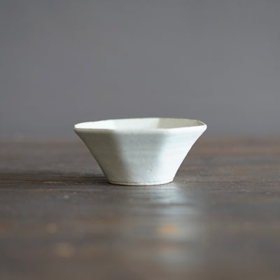 Octagonal Small White Bowl #TK11