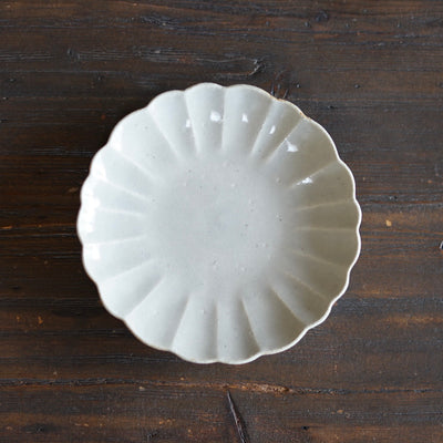 White Flower Dish #TK7