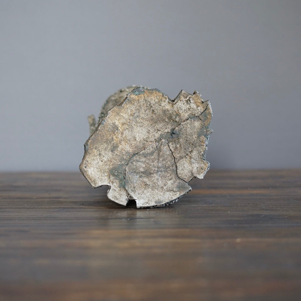 Silver Sculpture Flower Vase #HT429