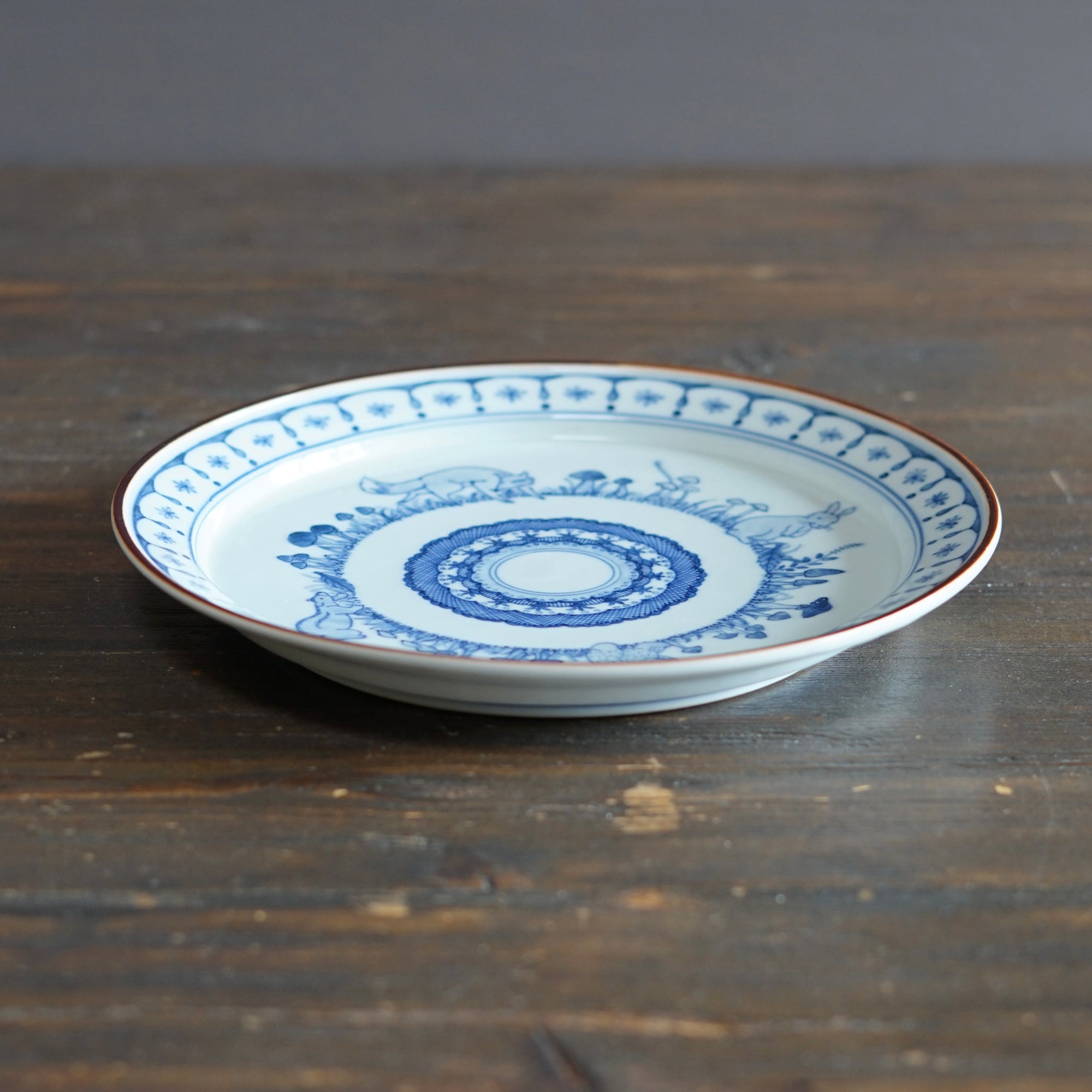 Mushrooms SOMETSUKE Plate #Hi3B