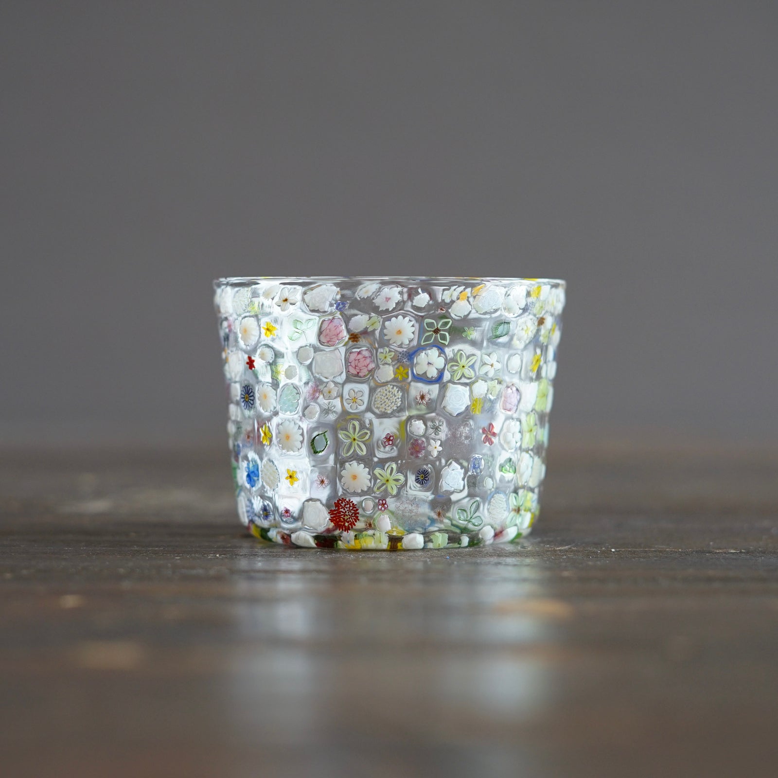 Flower Garden Murrini Cup #F4