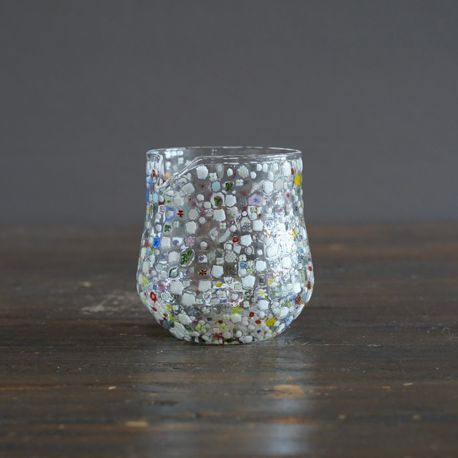 Flower Garden Murrini KATAKUCHI Sake Server #F2