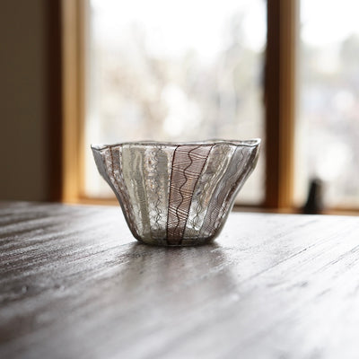 Gray Lace Dessert Cup #U19A