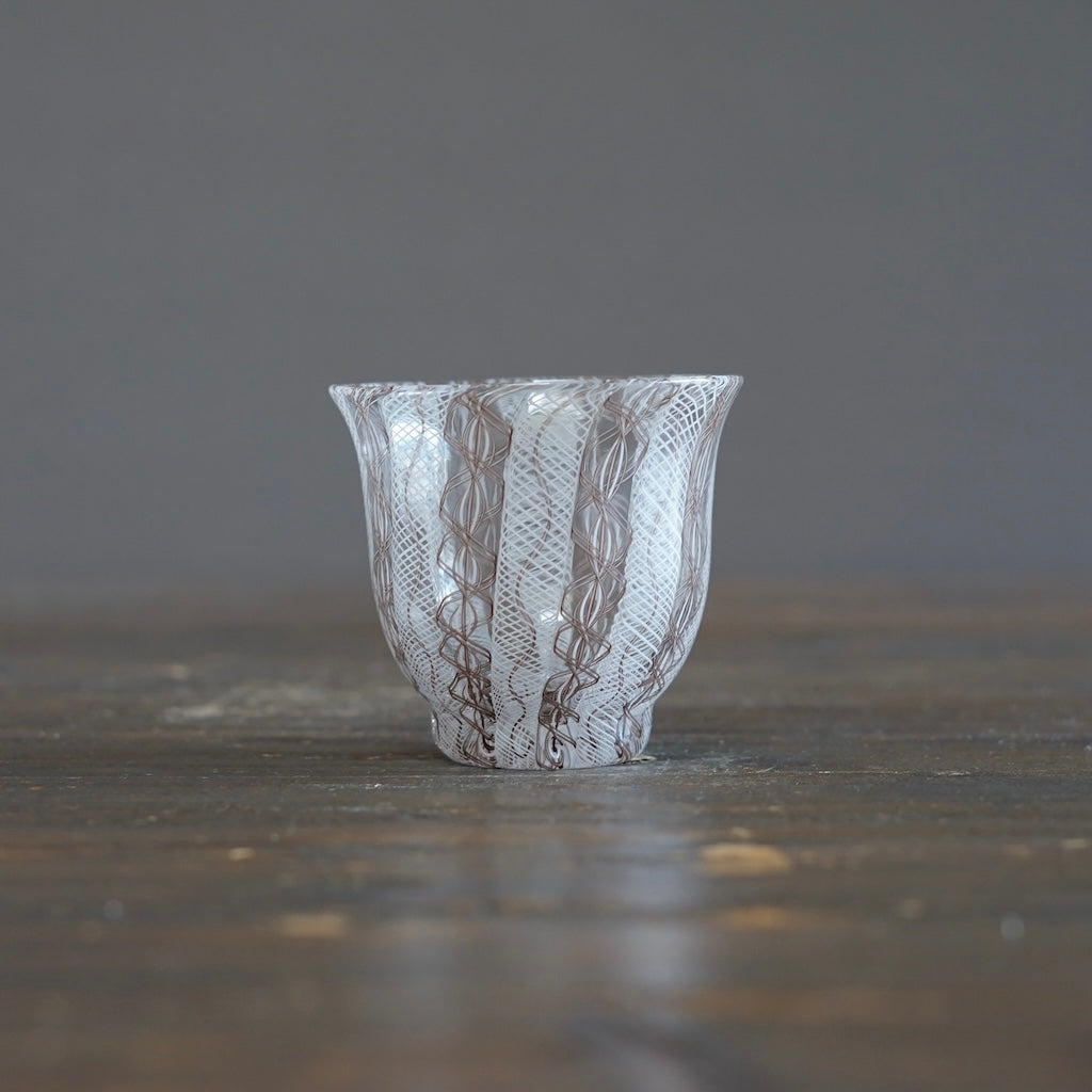 Gray Lace Small Cup #U18B