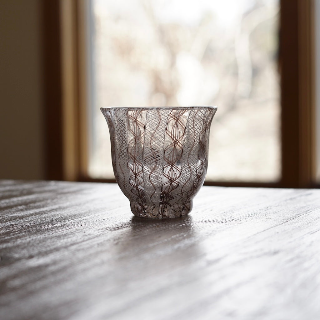 Gray Lace Small Cup #U18B