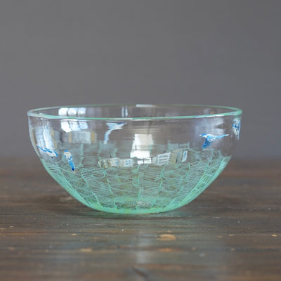 Flying Magpies Large Lace Bowl #U16
