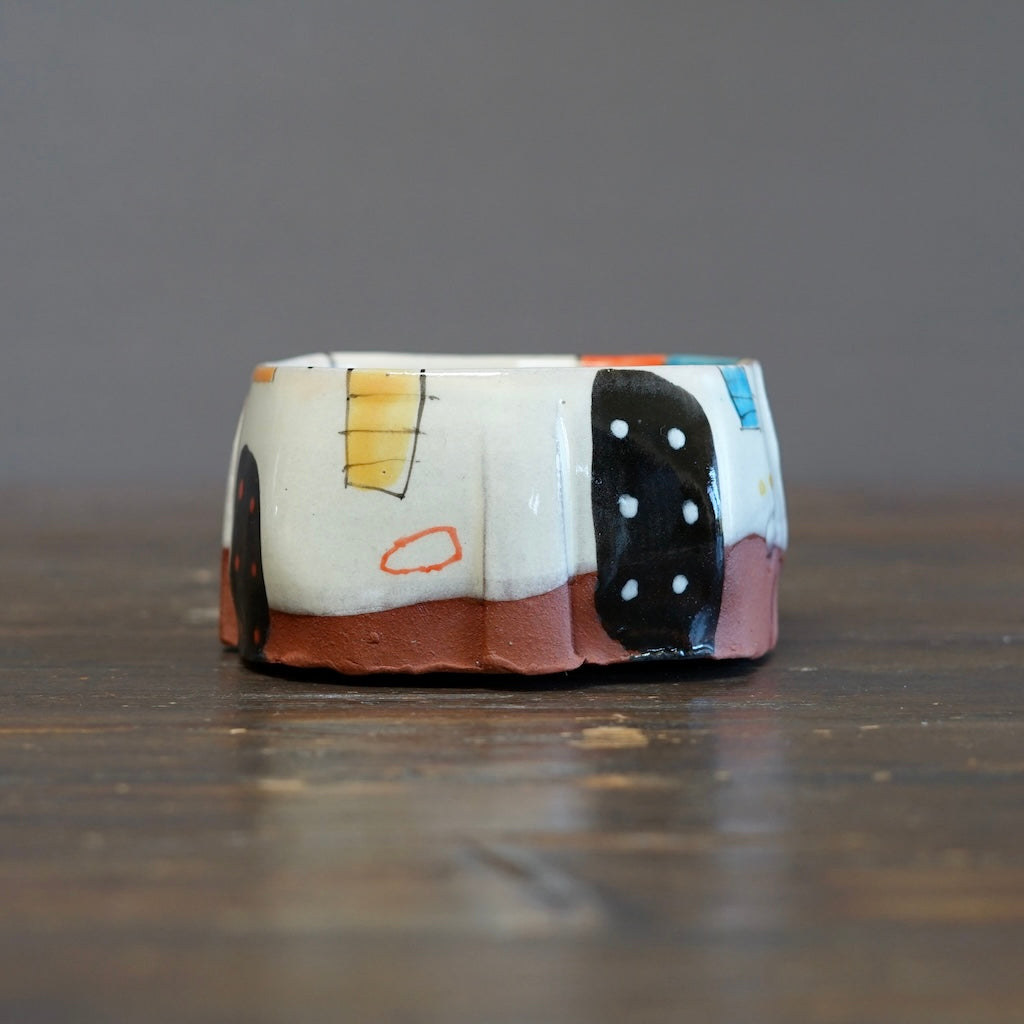 "Schematics" Square Bowl #BC95A