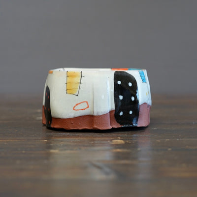 "Schematics" Square Bowl #BC95A