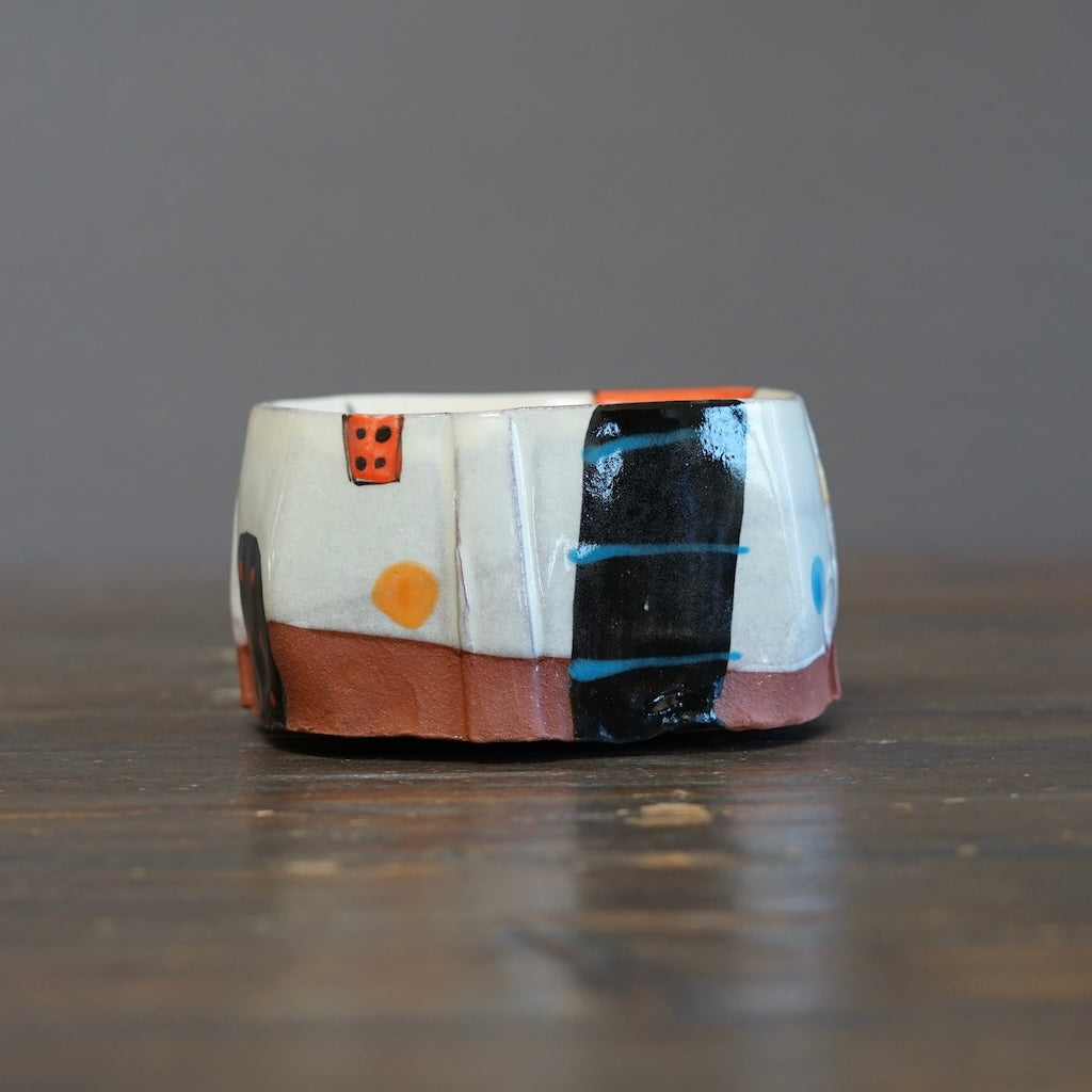 "Schematics" Square Bowl #BC95B