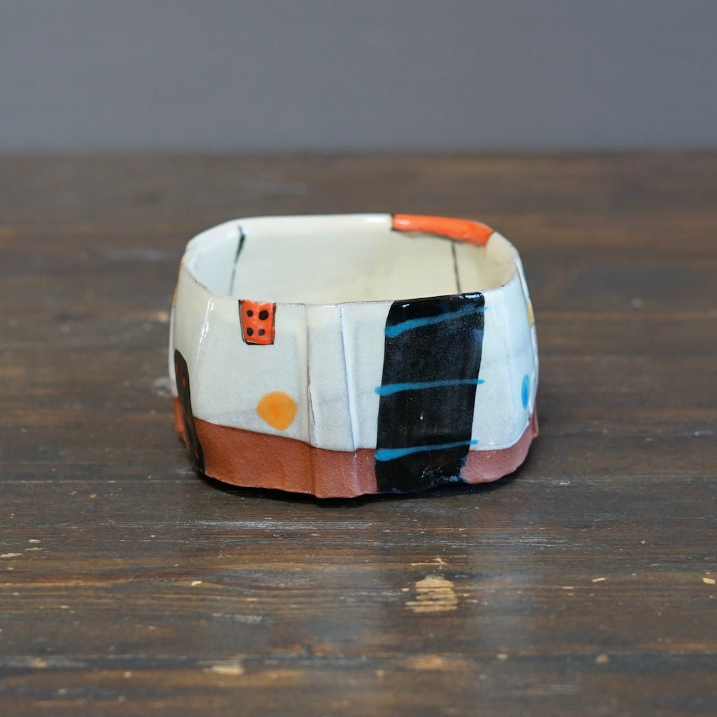 "Schematics" Square Bowl #BC95B