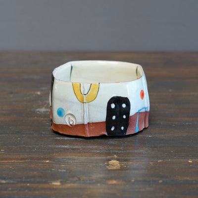 "Schematics" Square Bowl #BC95B