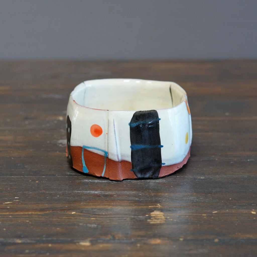 "Schematics" Square Bowl #BC95B