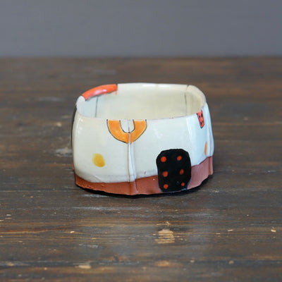 "Schematics" Square Bowl #BC95B