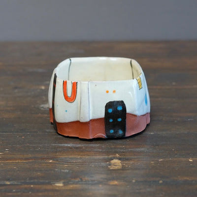 "Schematics" Square Bowl #BC95C