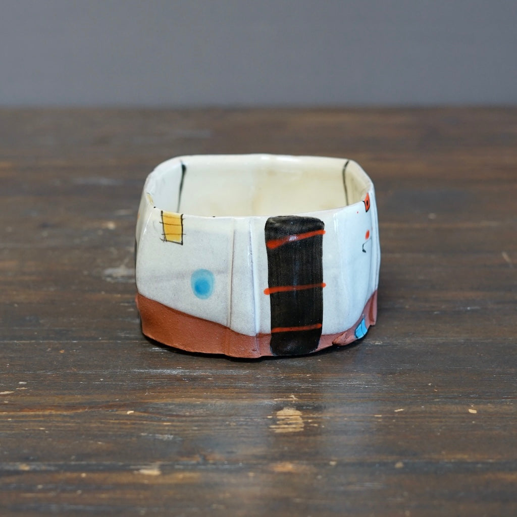 "Schematics" Square Bowl #BC95C