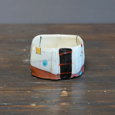 "Schematics" Square Bowl #BC95C