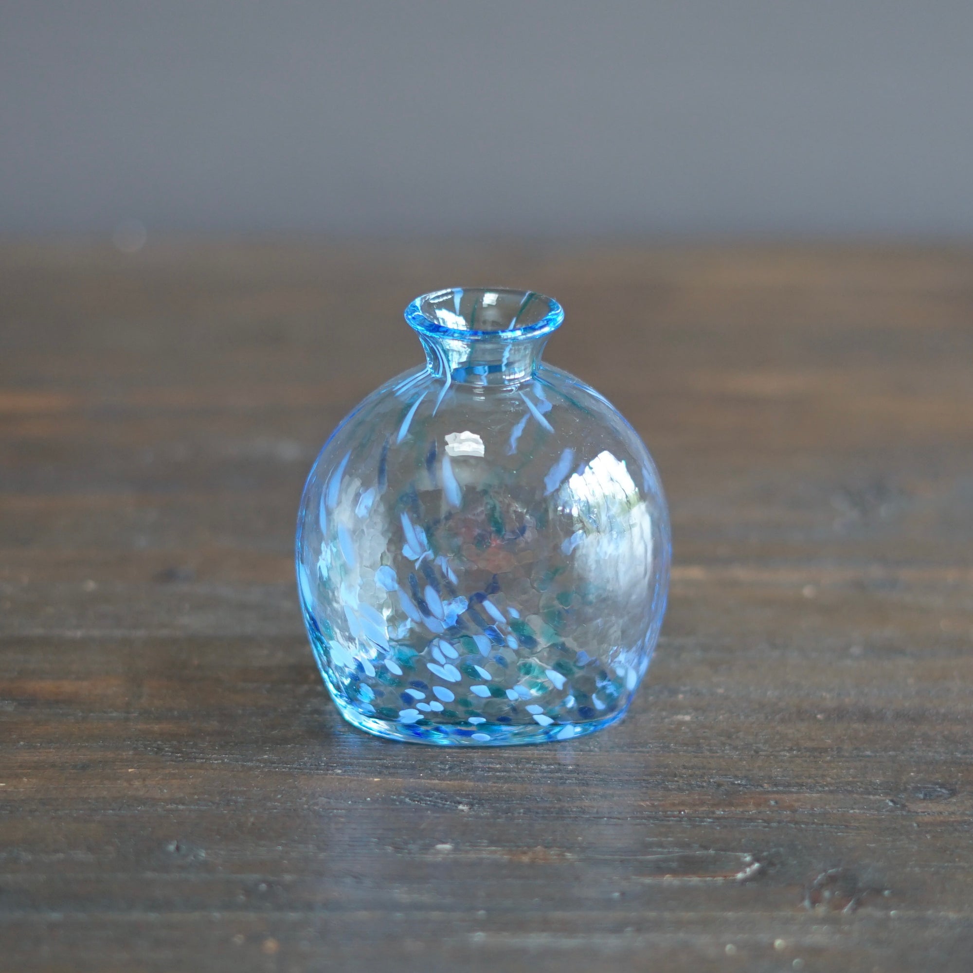Blue Petal Bud Vase #MZ22
