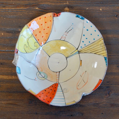 "Schematics" Medium Bowl #BC91