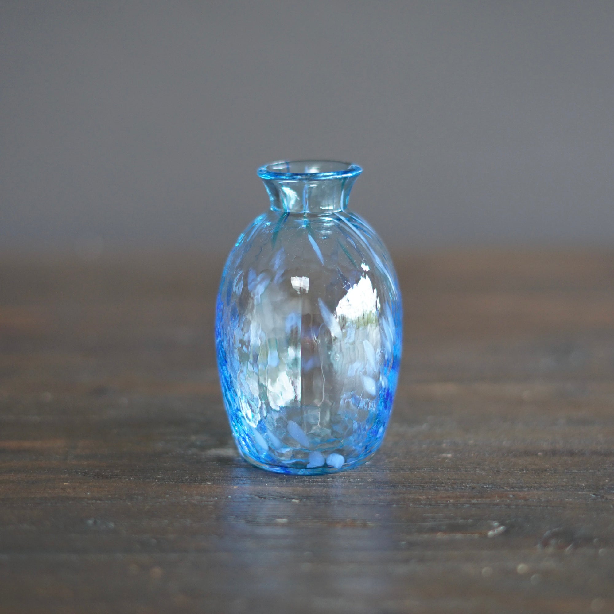Blue Petal Bud Vase #MZ22