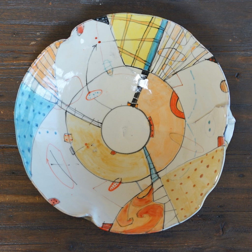 "Schematics" Serving Bowl #BC94