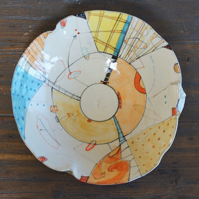 "Schematics" Serving Bowl #BC94