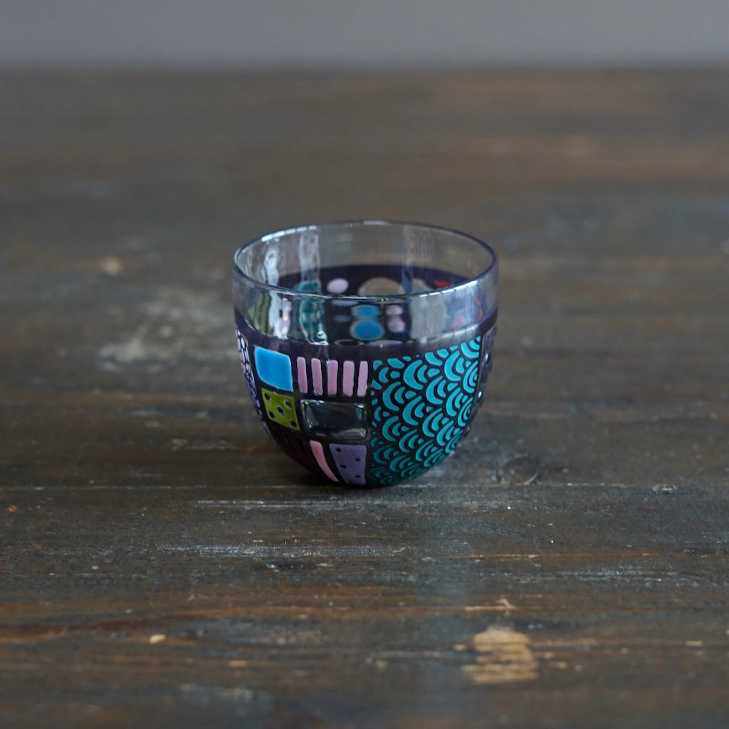 Hydrangea Garden GUINOMI Sake Cup #UR6