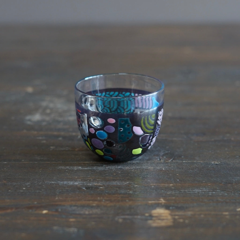 Hydrangea Garden GUINOMI Sake Cup #UR6