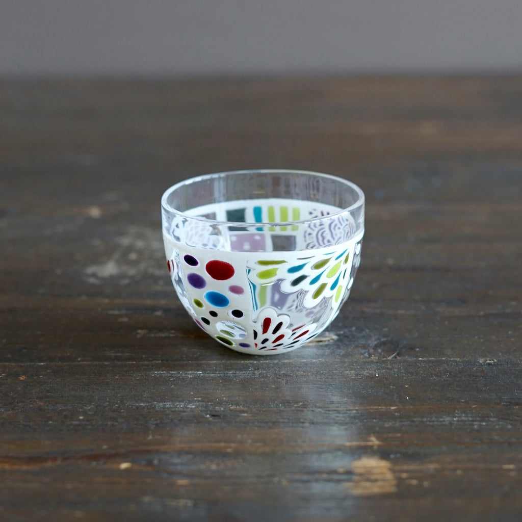 Hydrangea Garden GUINOMI Sake Cup #UR7