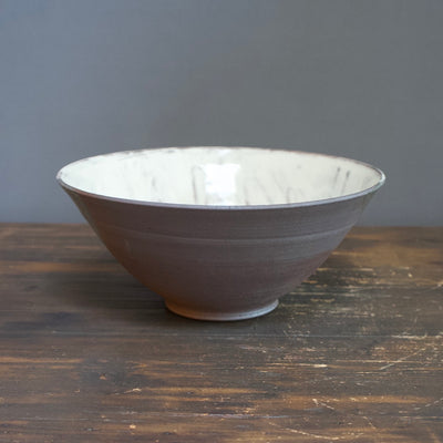 Vernont Brick Clay / White Slip Serving Bowl #MW48