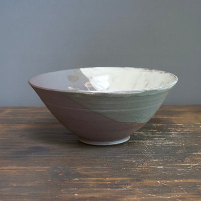 Vernont Brick Clay / White Slip Serving Bowl #MW48