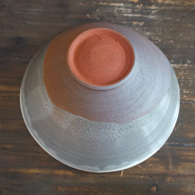 Vernont Brick Clay / White Slip Serving Bowl #MW48