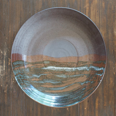 Vermont Brick Clay Serving Platter #50B