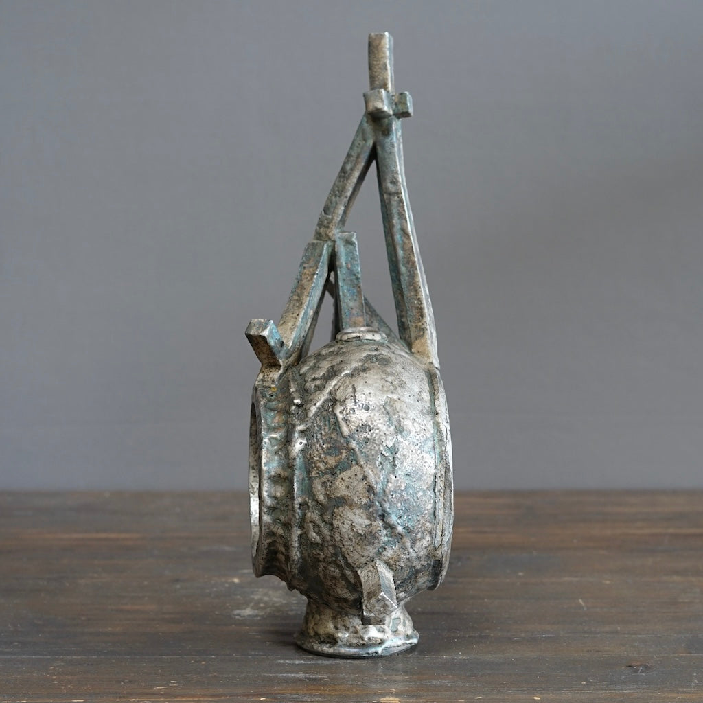 Silver Supernova Flower Vase #HT507