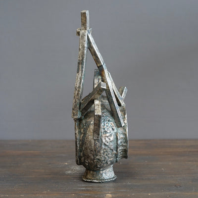 Silver Supernova Flower Vase #HT507