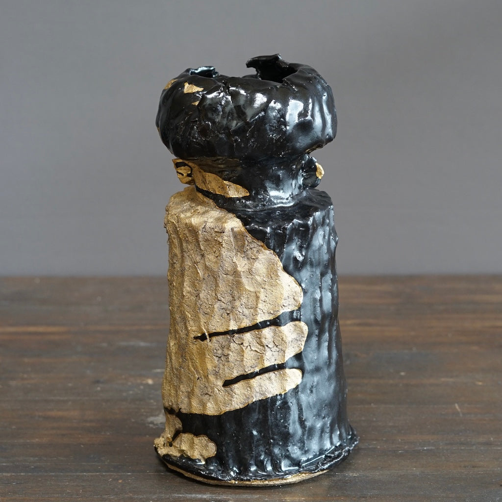 Gilded Earth Flower Vase #HT505