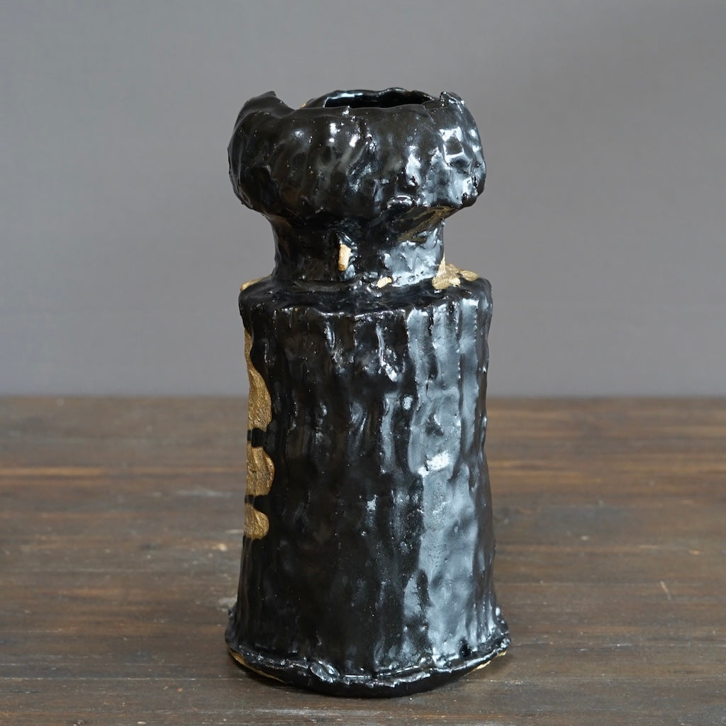 Gilded Earth Flower Vase #HT505