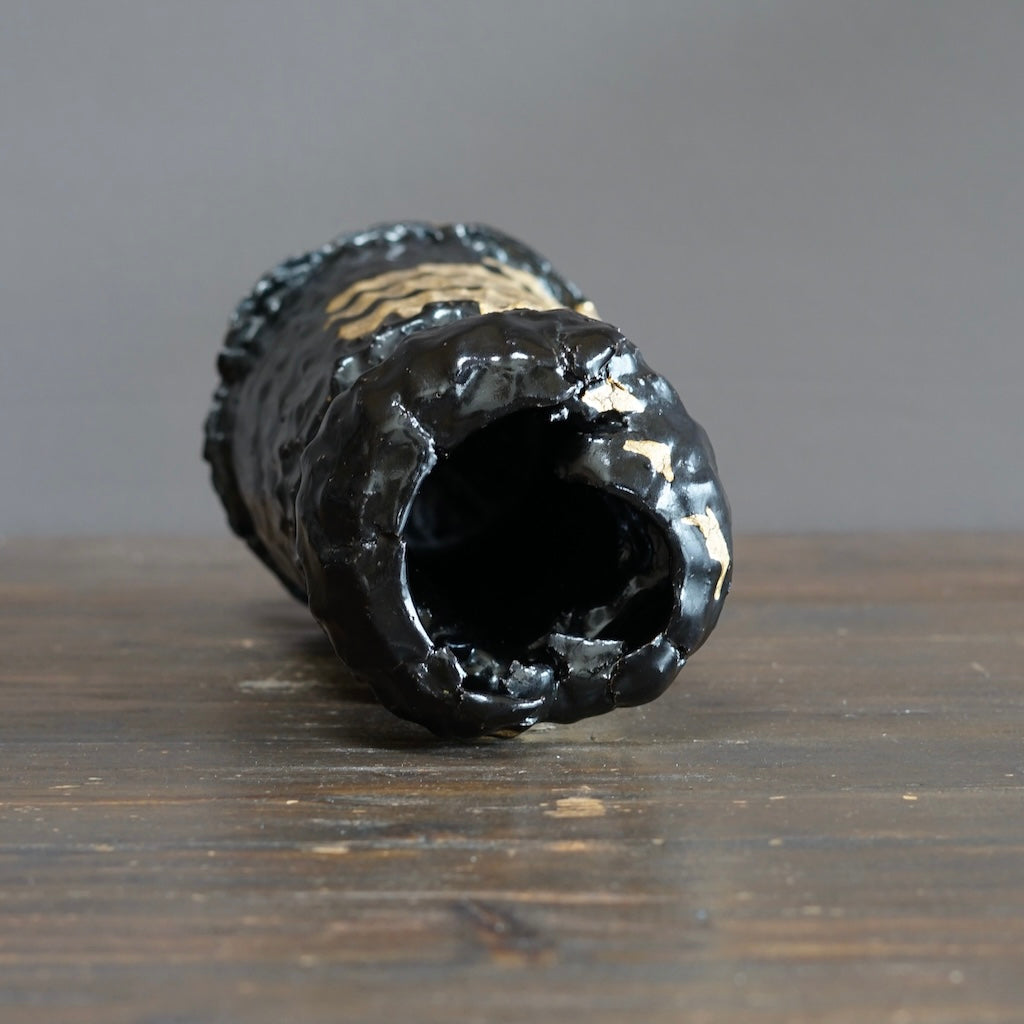 Gilded Earth Flower Vase #HT505