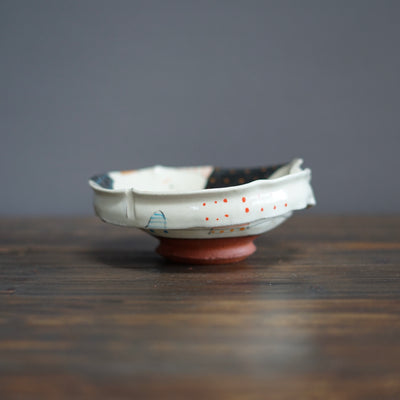 "Schematics" Small Serving Bowl #BC32