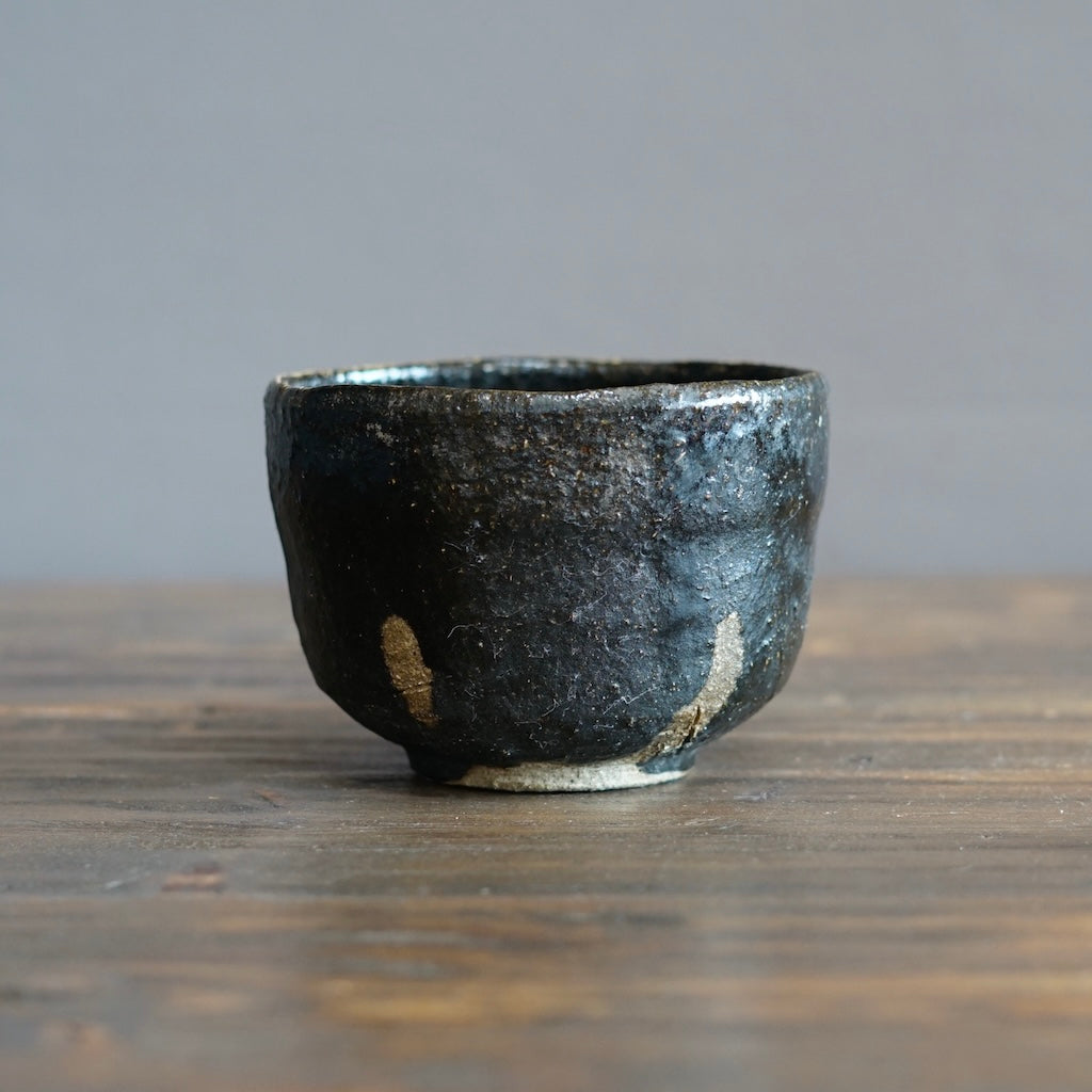 HIKIDASHI-GURO Tea Ceremony Bowl #FQ692B