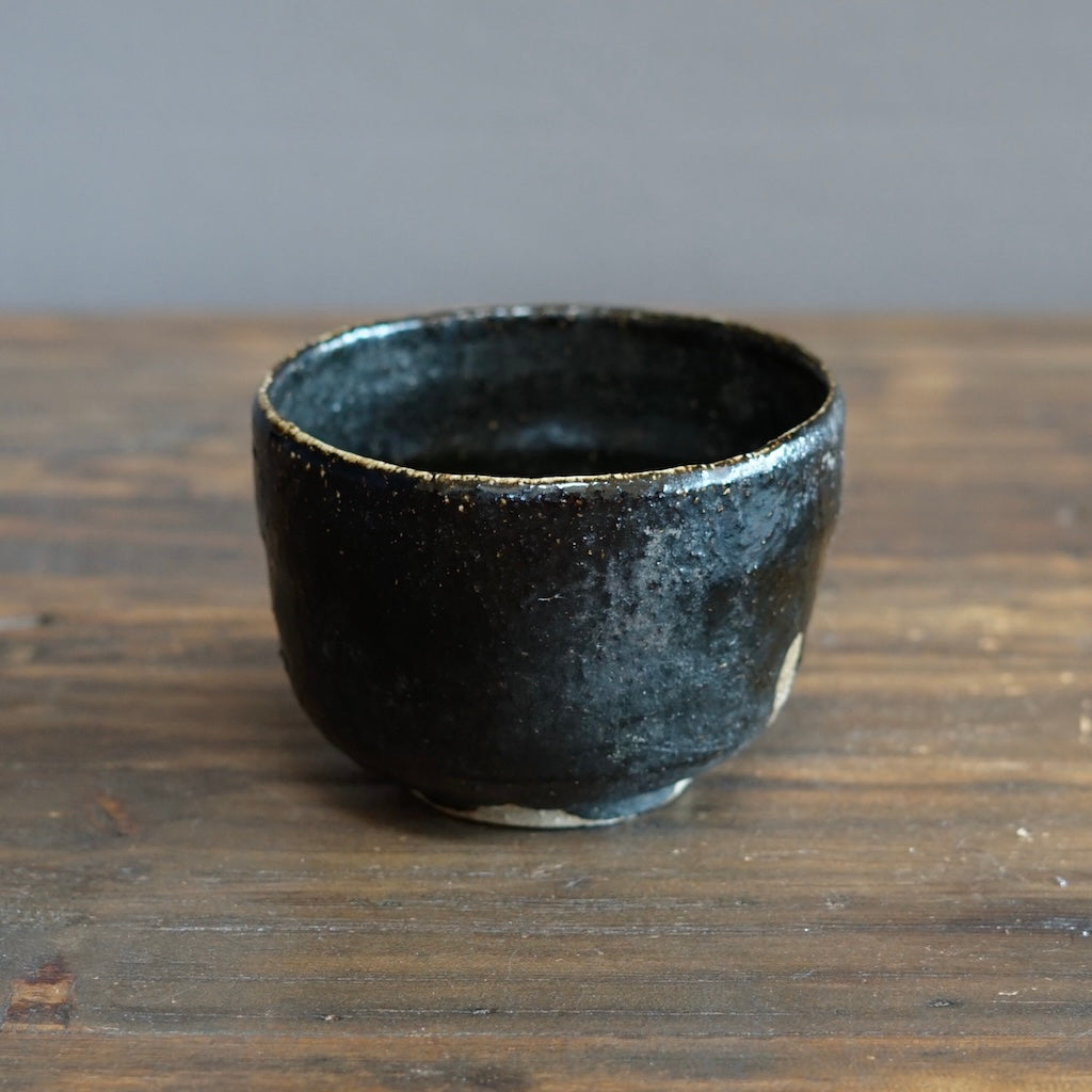 HIKIDASHI-GURO Tea Ceremony Bowl #FQ692B